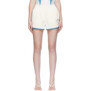 26 SS 카사블랑카 여성 화이트 카사 스포티프 윈드브레이커 쇼츠 252195F088000