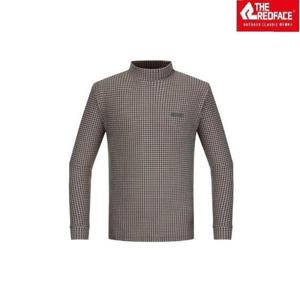 레드페이스 HC22 남성 가을 반폴라티셔츠 등산캠핑트레킹 스퀘어 도트 모크넥 티셔츠 REWMTSF22510