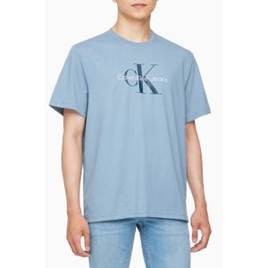 [캘빈클라인 진]남성 레귤러핏 히어로 모노르램 로고 반팔 티셔츠 40EM289