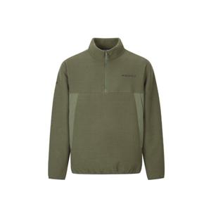 디스커버리 25F W 겨울 남성 DMZT73056KAS 자가드 플리스 반집업 티셔츠