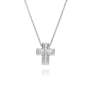 다미아니 20083507 벨에포크 다이아몬드 미니 18K 화이트골드 목걸이