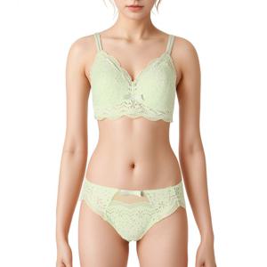 [바바라(언더웨어)]소프트 코튼 펀칭레이스 브라렛 2종택1 ABR4418