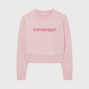 커버낫 W 쿠퍼로고 라운드넥 니트 B1 CO2501KT70 LP