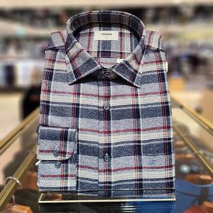 [레노마] 보카시 빅체크 기모남방 RPWSG0043NY