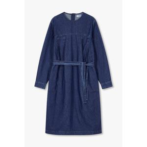 톰보이  9105341107 웨이스트 스트랩 데님 튜닉 원피스