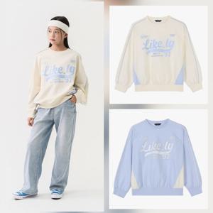 [더데이걸]파이핑 배색 스웻셔츠 TGMA25104