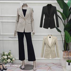 [미니멈]MD 모49% 원버튼 셋업 자켓 MD MXDAWJ9270 M_CJ