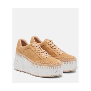 끌로에 Nama 스웨이드 플랫폼 스니커즈 P01102201