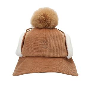 [링스골프]여성 코듀로이 방울 버킷햇 L21E4CP259-1-1BP