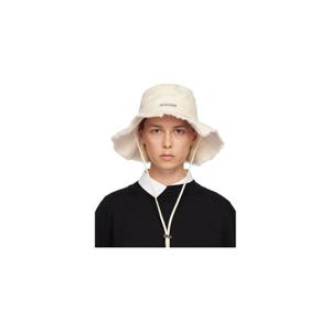 26 SS 쟈크뮈스 여성 오프 화이트 레 클래시크 더 아티쇼 버킷햇 252553F015008