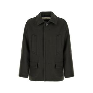 아미 울 오버사이즈 하이 칼라 피코트 HCO456 WV0078 020