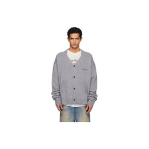 26 SS 아크네 남성 그레이 울 브이넥 가디건 252129M200005