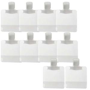 여행용 샴푸 로션 손세정제 30ml 투명파우치 10pcs 투명파우치 소분용기 휴대용기 리필용기 여행소분파우치