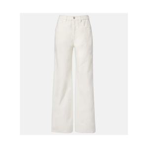 Brunello Cucinelli 코튼 리넨 와이드 팬츠 P01143613