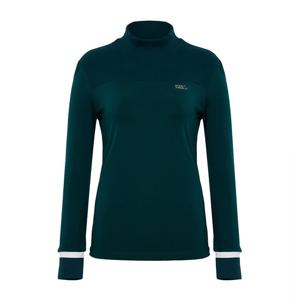 [와이드앵글] 여성 TO 컬러 블럭 모크넥 티 WWW25212G9