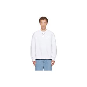 26 SS 지방시 남성 화이트 꾸뛰르 심라인 스웨트셔츠 261278M204002