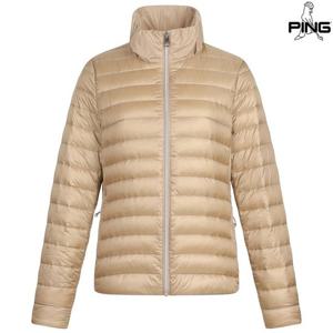 [핑골프][양말증정]여성 허리스트링 구스 다운 점퍼 121E3JP261_BG