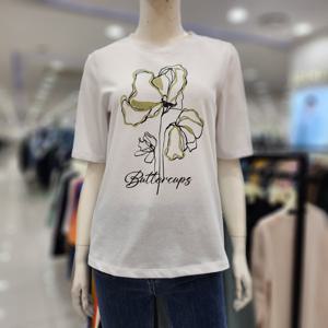 [조이너스]여성 캐주얼 25신상 라운드 반팔 티셔츠 JAFU4WKS 910