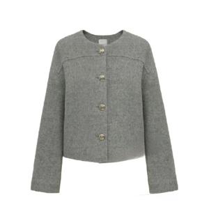 [미니멈]알파카 울 크롭 자켓 (MYDAHJ0110 MG)_IC