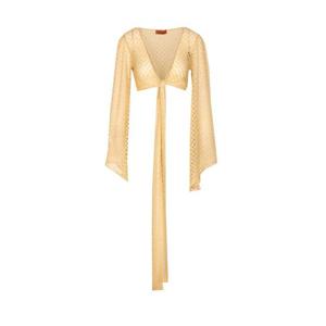 미소니 긴팔 티셔츠 MC26SK01 BR014RS10BY Golden