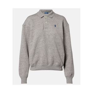 폴로 랄프로렌 로고 코튼 블렌드 플리스 폴로 스웨트셔츠 P01126712