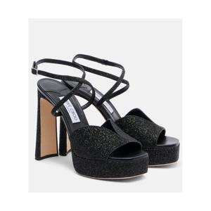 지미추 Karli 125 글리터 플랫폼 샌들 P01125231