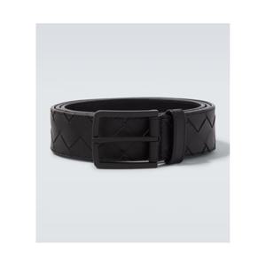 보테가베네타 인트레치아토 레더 벨트 P01152650