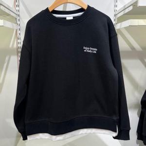 에스핏 HC21 밑단 레이어드  맨투맨 SJZ711MKRT11