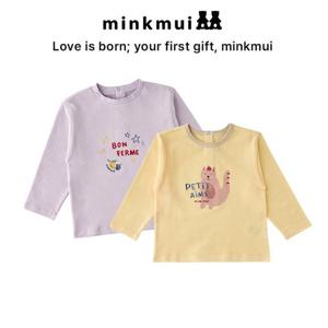 [밍크뮤]미우프렌즈.베리티셔츠 3611533001 36115-330-01 36115-330-02 출산백일