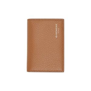 26 SS 지방시 남성 탠 플랩 카드 지갑 261278M163009