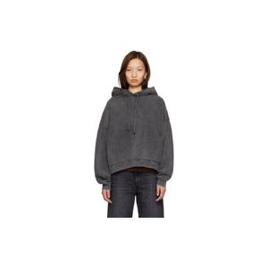 26 SS 아크네 여성 그레이 로고 패치 후드티 261129F097013