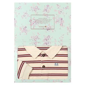 [밍크뮤]IV 멀티스트라이프카라티셔츠 3611433001 36114-330-01 출산백일돌선물