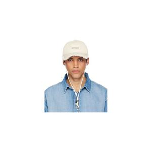 26 SS 쟈크뮈스 남성 오프 화이트 더 아티쇼 데님 볼캡 261553M139006