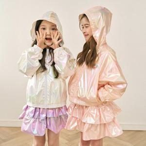 [로엠걸즈(아동)]리버서블 글로시 후드바람막이점퍼 RGJA26S1C