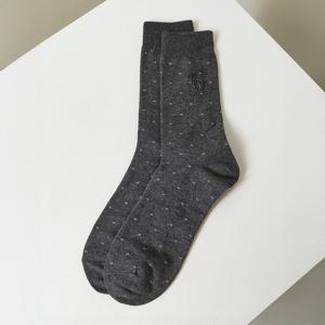 [헤지스] 남성 패턴 면혼방 장목양말 HZSS6E102CG