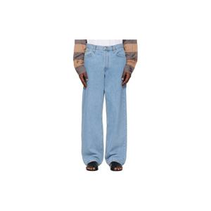 26 SS 드리스반노튼 남성 블루 루즈 핏 데님 진 261358M186006