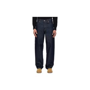 26 SS 드리스반노튼 남성 네이비 루즈 핏 데님 진 261358M186007