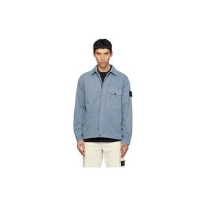 26 SS 스톤아일랜드 남성 블루 1200001 오가닉 코튼 스트레치 올드 디자인 재킷 261828M180013