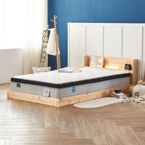 파로마 네오 리브 편백 원목 저상형 LED 침대프레임 기본형 SS