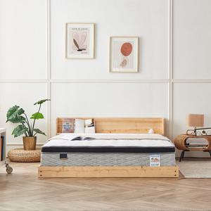 파로마 네오 리브 편백 원목 저상형 수납헤드 침대프레임 PVC깔판 Q NES1794