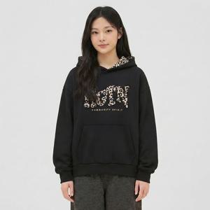 [행텐 틴즈]행텐틴즈 여아 더블페이스 레오파드 후드티셔츠_100(14560-131-206-07)