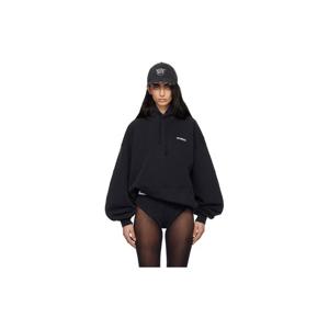 26 SS 베트멍 여성 블랙 아이코닉 로고 후드티 261669F097005