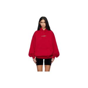 26 SS 베트멍 여성 레드 코튼 후드티 261669F097003