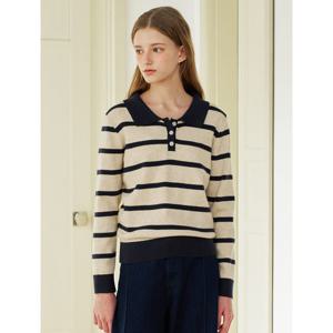 [르샵]데일리 단가라 카라 베이직 니트 (DQ1KT006A)