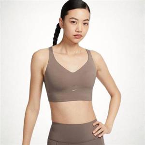 나이키 엘레이트 미디엄 서포트 여성 롱라인 패드 스포츠 브라 FQ7384-214 1688697