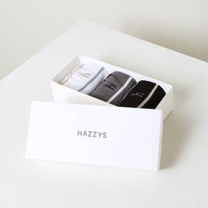 [헤지스] 남성 스트라이프 중목양말 3종세트 HZSS6E803MU