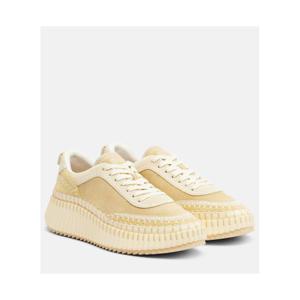 끌로에 Nama 스웨이드 플랫폼 스니커즈 P01133677