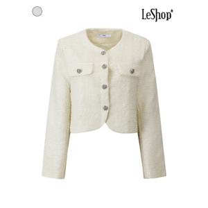 [르샵]노카라 오피스룩 트위드 자켓 (BQ2JK005A)