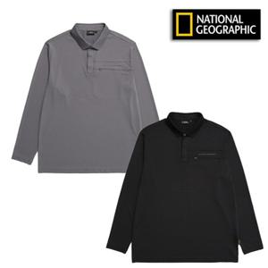 G라인 카라넥 긴팔 남성 폴로 티셔츠 (기본핏) N231MTS230