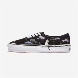 반스 [ 아티스트 컬렉션 Vans x Hanai] 어센틱 44 LX - CANVAS BLACKTRUE WHITE VN000EBNBPB 339134 (VN000EBNBPB)